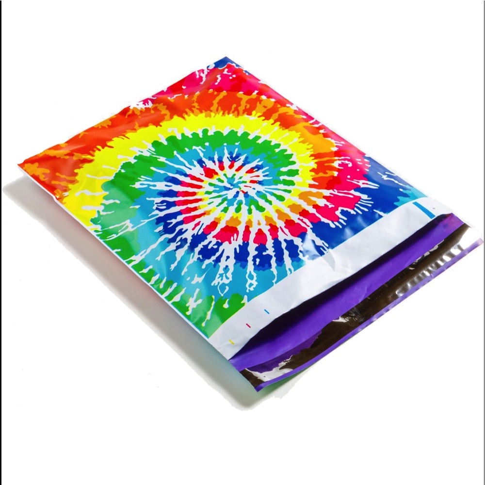 25 10X13 Poly Mailers Tye Dye Shipping Envelopes PRICE IS FIRM - Picture 3 of 15